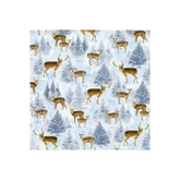 Blue Winter Deer